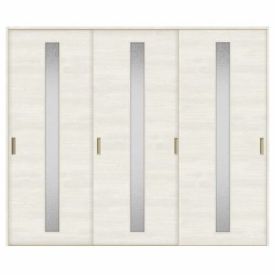 オーダーサイズ リクシル ラシッサＳ 室内引戸 Vレール方式 引違い戸3枚建 ASHT-LGB ノンケーシング枠  W1748～2954㎜×Ｈ1728～2425㎜