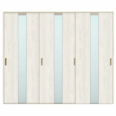 オーダーサイズ リクシル ラシッサＳ 室内引戸 Vレール方式 引違い戸3枚建 ASHT-LGM ノンケーシング枠  W1748～2954㎜×Ｈ1728～2425㎜