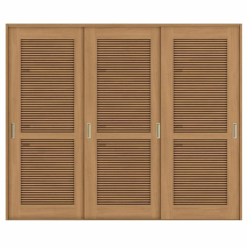 オーダーサイズ リクシル ラシッサＳ 通風タイプ 室内引戸 Vレール方式 引違い戸3枚建 ASHT-LTA ケーシング付枠 W1748～2954㎜×Ｈ1728～2425㎜