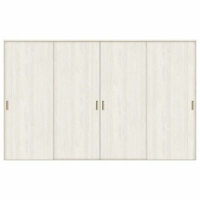 オーダーサイズ リクシル ラシッサＳ 室内引戸 Vレール方式 引違い戸4枚建 ASHF-LAC ノンケーシング枠 W2341～3949㎜×Ｈ1728～2425㎜