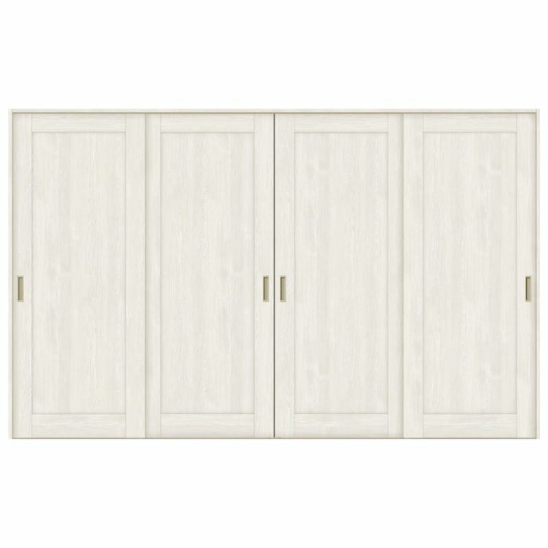 オーダーサイズ リクシル ラシッサＳ 室内引戸 Vレール方式 引違い戸4枚建 ASHF-LAG ノンケーシング枠 W2341～3949㎜×Ｈ1728～2425㎜