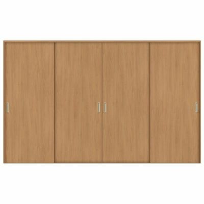 オーダーサイズ リクシル ラシッサＳ 室内引戸 Vレール方式 引違い戸4枚建 ASHF-LAA ケーシング付枠 W1789(2341)～3949㎜×Ｈ628(1728)～2425㎜