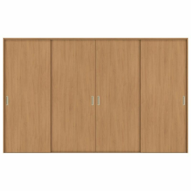 オーダーサイズ リクシル ラシッサＳ 室内引戸 Vレール方式 引違い戸4枚建 ASHF-LAA ケーシング付枠 W1789(2341)～3949㎜×Ｈ628(1728)～2425㎜