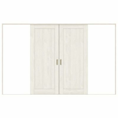 オーダーサイズ リクシル ラシッサＳ 室内引戸 Vレール方式 引分け戸 ASWH-LAG ノンケーシング枠 W2341～3949㎜×Ｈ1728～2425㎜