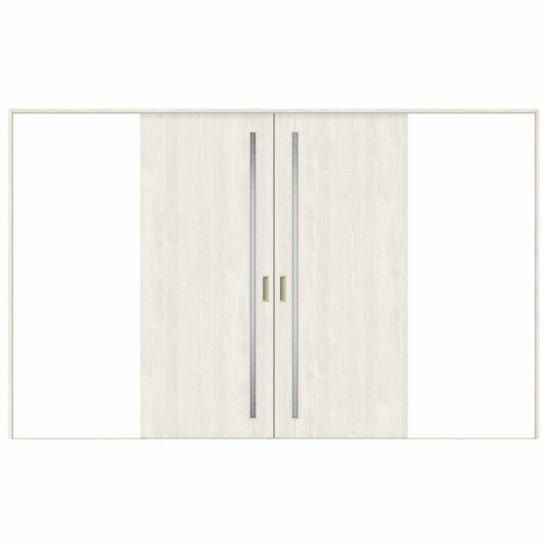 オーダーサイズ リクシル ラシッサＳ 室内引戸 Vレール方式 引分け戸 ASWH-LGC ノンケーシング枠 W2341～3949㎜×Ｈ1728～2425㎜