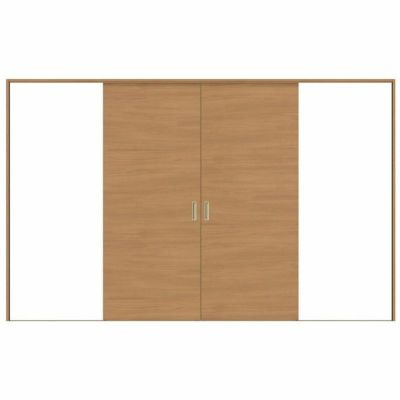 オーダーサイズ リクシル ラシッサＳ 室内引戸 Vレール方式 引分け戸 ASWH-LAB ケーシング付枠 W1789(2341)～3949㎜×Ｈ628(1728)～2425㎜