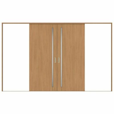 オーダーサイズ リクシル ラシッサＳ 室内引戸 Vレール方式 引分け戸 ASWH-LGC ケーシング付枠 W2341～3949㎜×Ｈ1728～2425㎜