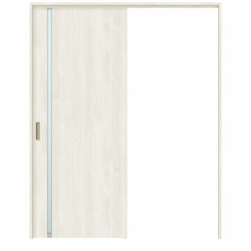 オーダーサイズ リクシル ラシッサＳ 室内引戸 上吊方式 片引戸標準タイプ ASUK-LGL ケーシング付枠 W1092～1992㎜×Ｈ1750～2425㎜