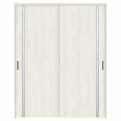 オーダーサイズ リクシル ラシッサＳ 室内引戸 上吊方式 引違い戸2枚建 ASUH-LGL ノンケーシング枠 W1092～1992㎜×Ｈ1750～2425㎜