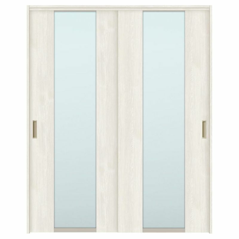 オーダーサイズ リクシル ラシッサＳ 室内引戸 上吊方式 引違い戸2枚建 ASUH-LGN ノンケーシング枠 W1092～1992㎜×Ｈ1750～2425㎜