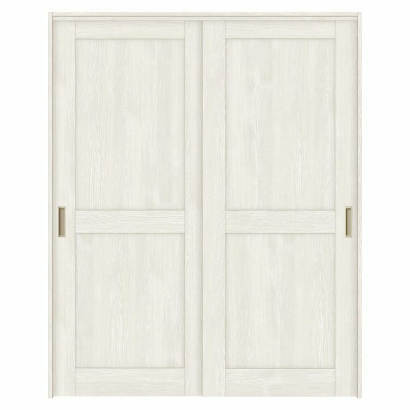 オーダーサイズ リクシル ラシッサＳ 室内引戸 上吊方式 引違い戸2枚建 ASUH-LAH ケーシング付枠 W1092～1992㎜×Ｈ1750～2425㎜