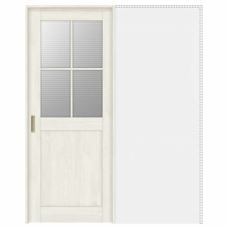 オーダーサイズ リクシル ラシッサＳ 室内引戸 上吊方式 引込み戸標準タイプ ASUHK-LGH ノンケーシング枠 W1188～1992㎜×Ｈ1750～2425㎜