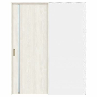 オーダーサイズ リクシル ラシッサＳ 室内引戸 上吊方式 引込み戸標準タイプ ASUHK-LGL ノンケーシング枠 W1188～1992㎜×Ｈ1750～2425㎜