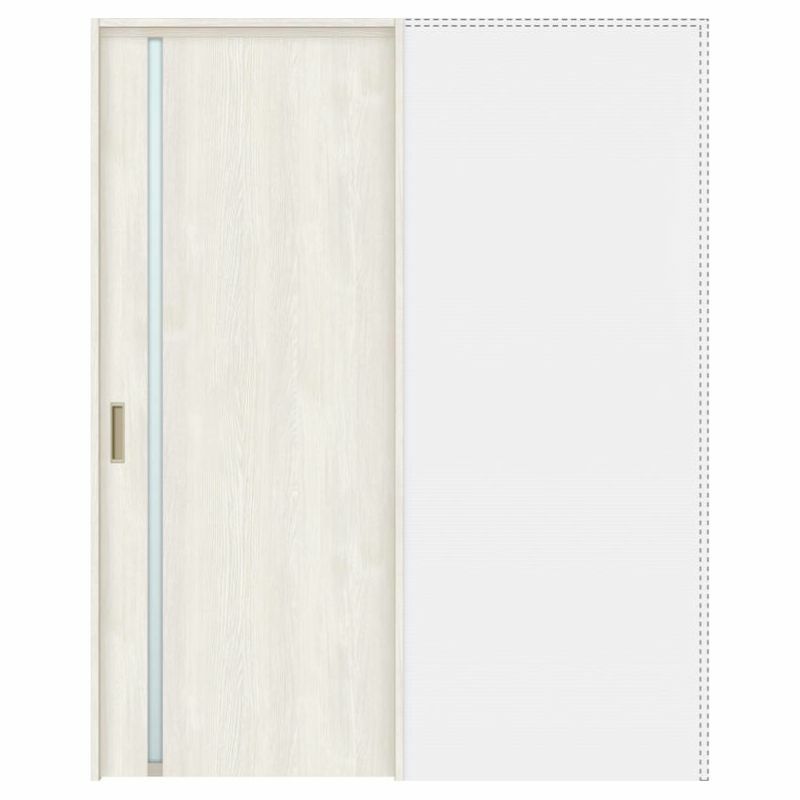 オーダーサイズ リクシル ラシッサＳ 室内引戸 上吊方式 引込み戸標準タイプ ASUHK-LGL ノンケーシング枠 W1188～1992㎜×Ｈ1750～2425㎜