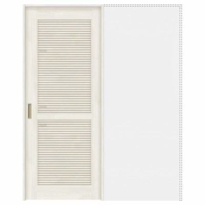 オーダーサイズ リクシル ラシッサＳ 通風タイプ 室内引戸 上吊方式 引込み戸標準タイプ ASUHK-LTA ノンケーシング枠 W1188～1992㎜×Ｈ1750～2425㎜