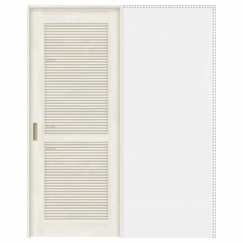 オーダーサイズ リクシル ラシッサＳ 通風タイプ 室内引戸 上吊方式 引込み戸標準タイプ ASUHK-LTA ノンケーシング枠 W1188～1992㎜×Ｈ1750～2425㎜