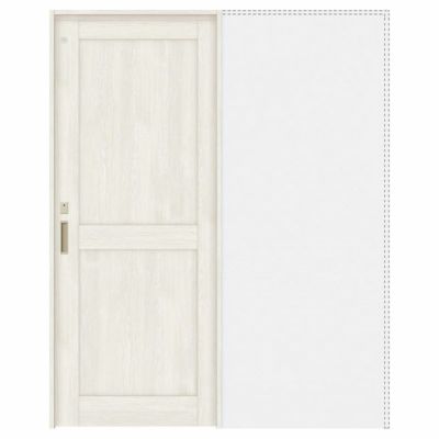 オーダーサイズ リクシル ラシッサＳ 室内引戸 上吊方式 引込み戸トイレタイプ ASUHL-LAH ノンケーシング枠 W1188～1992㎜×Ｈ1750～2425㎜