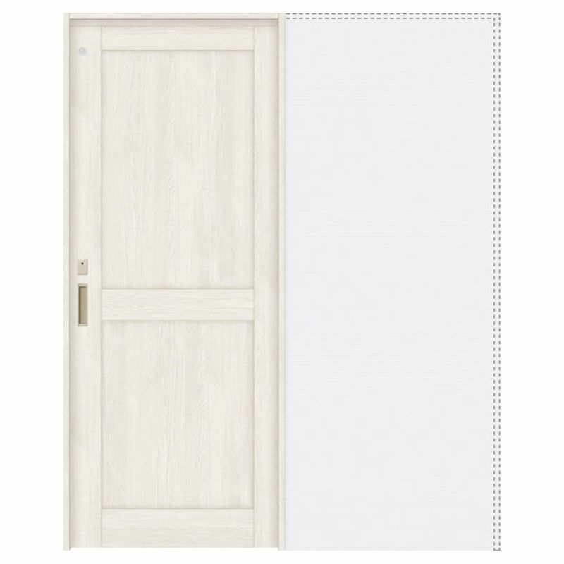 オーダーサイズ リクシル ラシッサＳ 室内引戸 上吊方式 引込み戸トイレタイプ ASUHL-LAH ノンケーシング枠 W1188～1992㎜×Ｈ1750～2425㎜