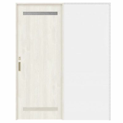 オーダーサイズ リクシル ラシッサＳ 洗面タイプ 室内引戸 上吊方式 引込み戸トイレタイプ ASUHL-LYA ノンケーシング枠 W1188～1992㎜×Ｈ1750～2425㎜