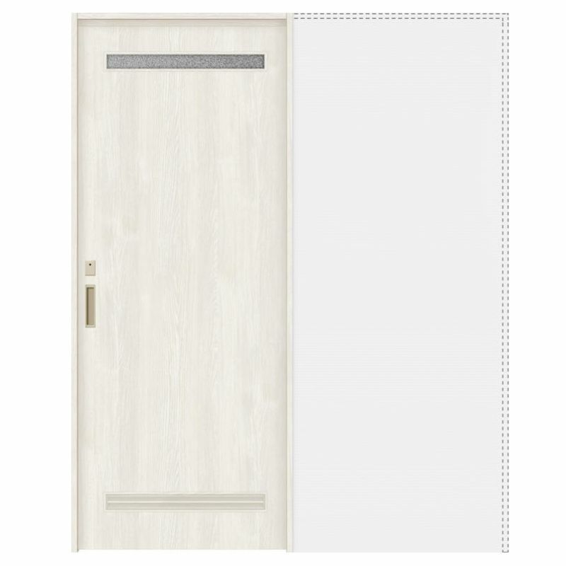 オーダーサイズ リクシル ラシッサＳ 洗面タイプ 室内引戸 上吊方式 引込み戸トイレタイプ ASUHL-LYA ノンケーシング枠 W1188～1992㎜×Ｈ1750～2425㎜