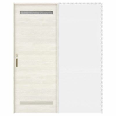 オーダーサイズ リクシル ラシッサＳ 洗面タイプ 室内引戸 上吊方式 引込み戸トイレタイプ ASUHL-LYB ノンケーシング枠 W1188～1992㎜×Ｈ1750～2425㎜