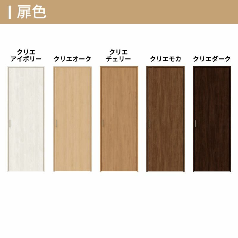 オーダーサイズ リクシル ラシッサS クローゼットドア 片開き戸 LAB ノンケーシング枠  W302～619㎜×H1823～2425㎜ 押入れ 棚 リフォーム DIY 3枚目