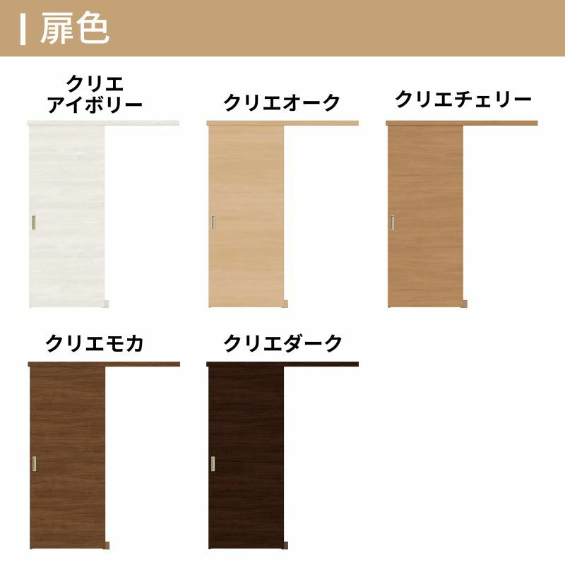 オーダーサイズ リクシル ラシッサS クローゼットドア 引戸 アウトセットタイプ LAB DW540?990×DH1700?2368mm 押入れ 棚 リフォーム DIY 3枚目