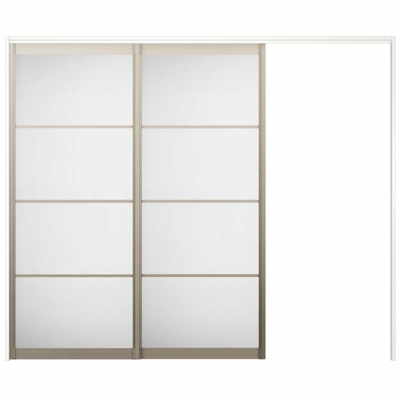 オーダーサイズ リクシル ラシッサＳ 可動間仕切り 引戸上吊方式 片引戸2枚建 ASMKD-LZB ノンケーシング枠 W1604～2954㎜×Ｈ1750～2425㎜
