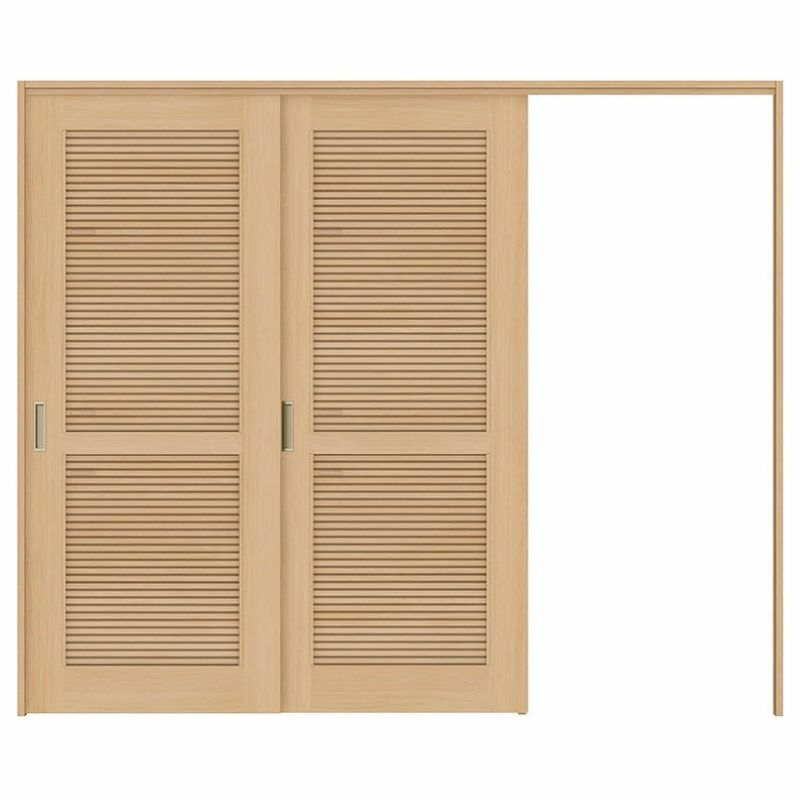 オーダーサイズ リクシル ラシッサＳ 可動間仕切り 引戸上吊方式 片引戸2枚建 ASMKD-LTA ケーシング付枠 W1604～2954㎜×Ｈ1750～2425㎜