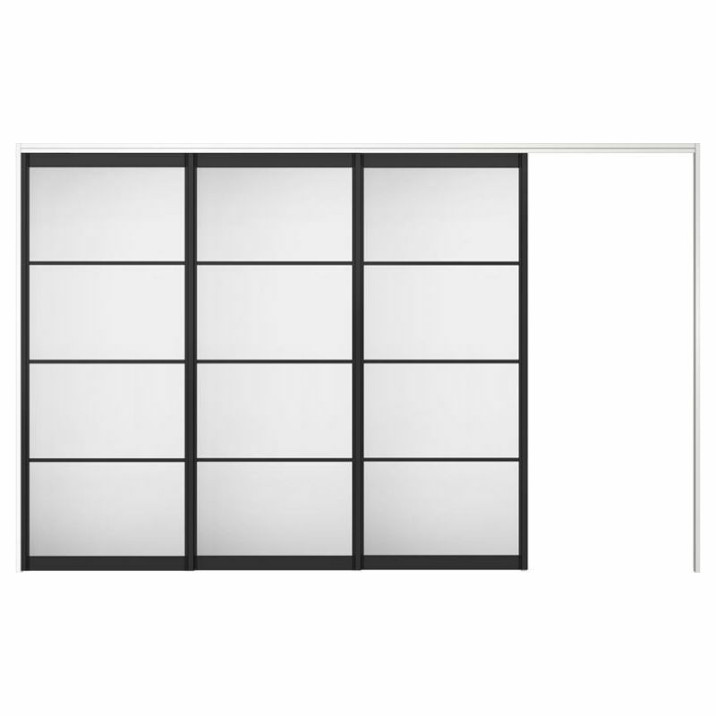 オーダーサイズ リクシル ラシッサＳ 可動間仕切り 引戸上吊方式 片引戸3枚建 ASMKT-LZB ケーシング付枠 W2116～3916㎜×Ｈ1750～2425㎜