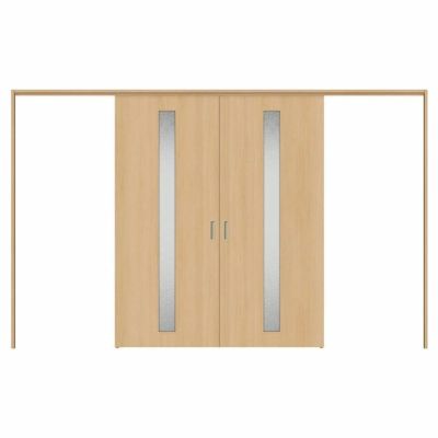 オーダーサイズ リクシル ラシッサＳ 可動間仕切り 上吊方式 引分け戸 ASMWH-LGA ケーシング付枠 W2149～3949㎜×Ｈ1750～2425㎜