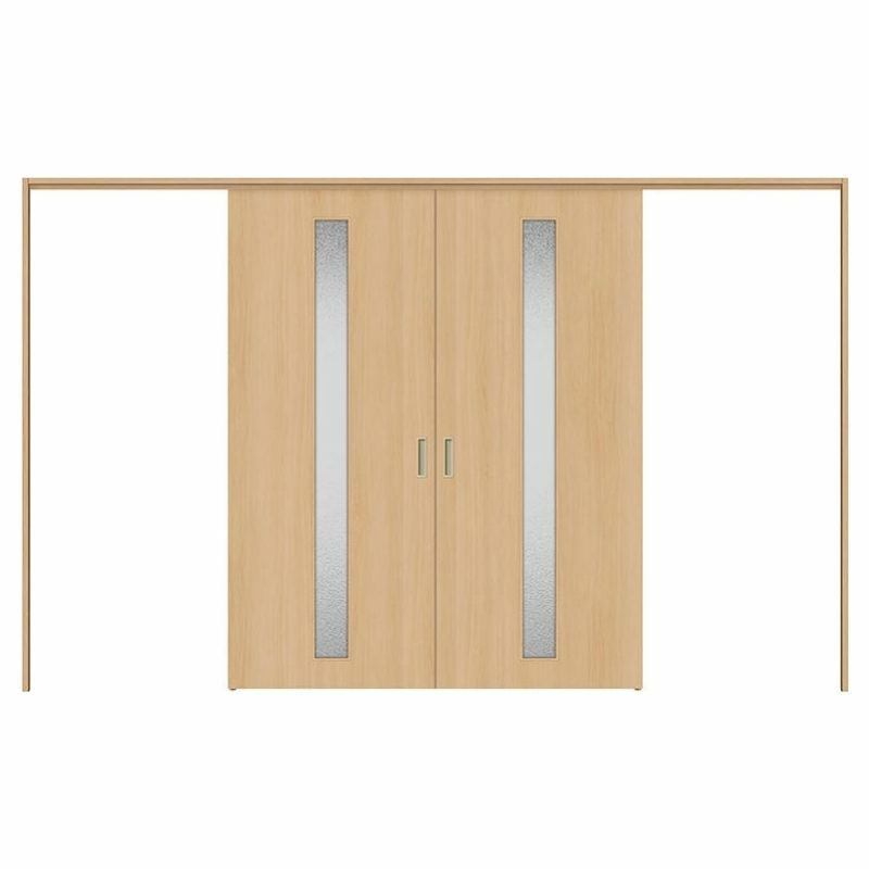 オーダーサイズ リクシル ラシッサＳ 可動間仕切り 上吊方式 引分け戸 ASMWH-LGA ケーシング付枠 W2149～3949㎜×Ｈ1750～2425㎜