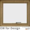 横すべり出し窓 069033 EW for Design (TG) W730×H400mm 樹脂サッシ 窓 アングル付 アルゴンガス ピュアホワイト トリプルガラス リクシル LIXIL ＥＷ 樹脂サッシ 断熱 樹脂窓 住宅 オール 樹脂サッシ おたすけ リフォーム DIY