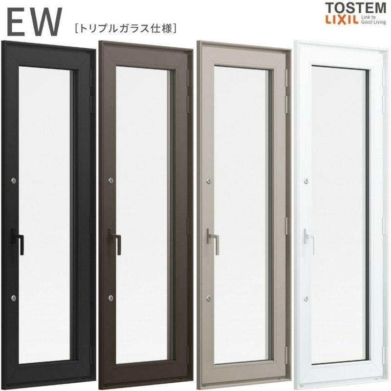 サッシの山 勝手口ドア06022 EW (TG) W640×H2270mm 樹脂サッシ 窓 アングル無