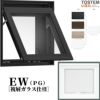 横すべり出し窓 074023 EW (PG) W780×H300mm 樹脂サッシ 窓 複層ガラス リクシル LIXIL ＥＷ リフォーム DIY