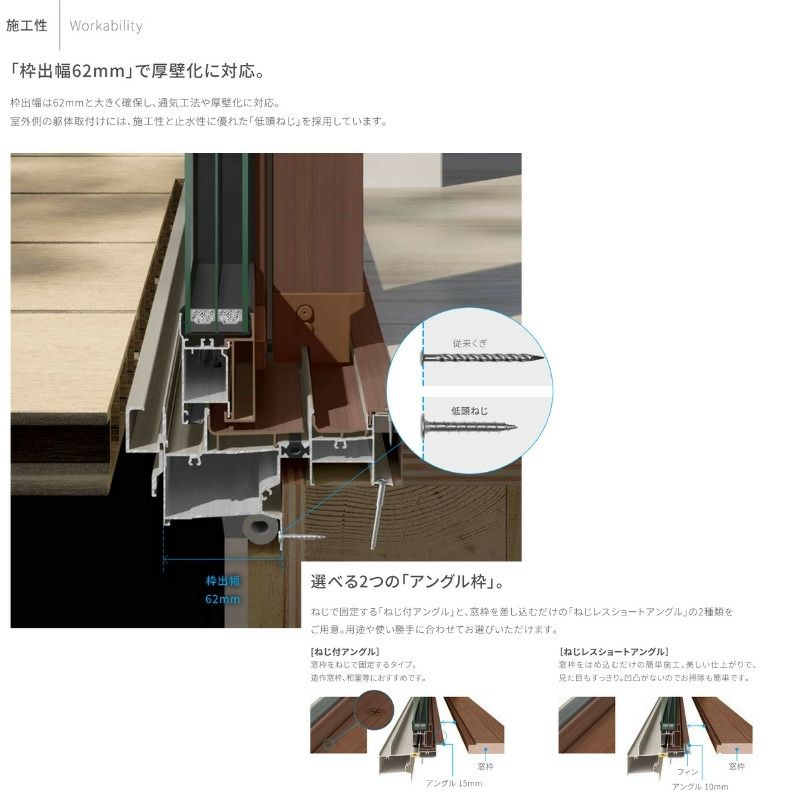 高所用横すべり出し窓 07409 TW (PG) W780×H970mm 複層ガラス