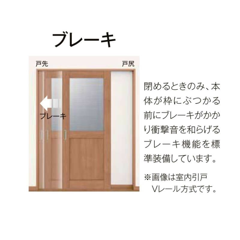 【オーダーサイズ 】リクシル ラシッサD ラテオ クローゼットドア 引違いタイプ ALHC-LAA ノンケーシング枠 W912～1992mm×H628～2425mm 6枚目