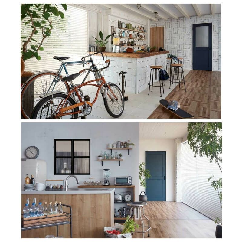 【オーダーサイズ 】リクシル ラシッサD ヴィンティア 可動間仕切り 片引戸 標準タイプ AVMKH-LAA ノンケーシング枠 Ｗ1092～1992㎜×Ｈ1750～2425㎜ 9枚目