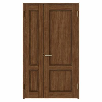 室内ドア 親子ドア ラシッサS LAY ケーシング付枠 1220 W1188×H2023mm パネルドア 錠付き/錠なし リクシル LIXIL 屋内 セミオーダー 建具 ドア 木製 おしゃれ 室内ドア 交換リフォーム DIY   【リフォームおたすけDIY】