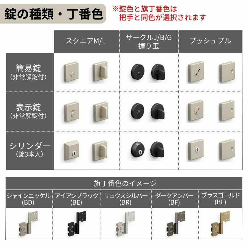 トイレドア 特注 オーダーサイズ ラシッサS LAY ノンケーシング枠 W597～957×H1740～2425mm リクシル LIXIL 明かり窓付 錠付き 屋内 オーダー 建具 ドア 木製 おしゃれ 室内ドア交換 リフォーム DIY  【リフォームおたすけDIY】 11枚目