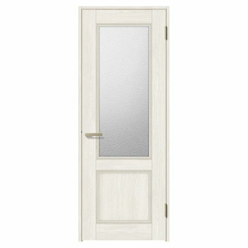 室内ドア 特注 オーダーサイズ ラシッサS 標準ドア LGY ノンケーシング枠 W597～957×H1740～2425mm ガラス入りドア 錠付き/錠なし リクシル LIXIL 屋内 オーダー 建具 ドア 木製 おしゃれ室内ドア 交換 リフォーム DIY 【リフォームおたすけDIY】