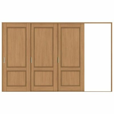 室内引戸 片引き戸 3枚建 Vレール方式 ラシッサS パネルタイプ LAY ケーシング付枠 3220 W3220×H2023mm リクシル 片引戸 ドア LIXIL/TOSTEM リビング建材 室内建具 戸 扉 ドア リフォーム DIY