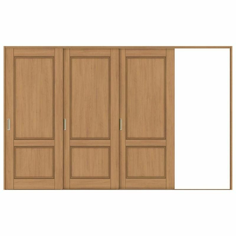 室内引戸 片引き戸 3枚建 Vレール方式 ラシッサS パネルタイプ LAY ケーシング付枠 3220 W3220×H2023mm リクシル 片引戸 ドア LIXIL/TOSTEM リビング建材 室内建具 戸 扉 ドア リフォーム DIY