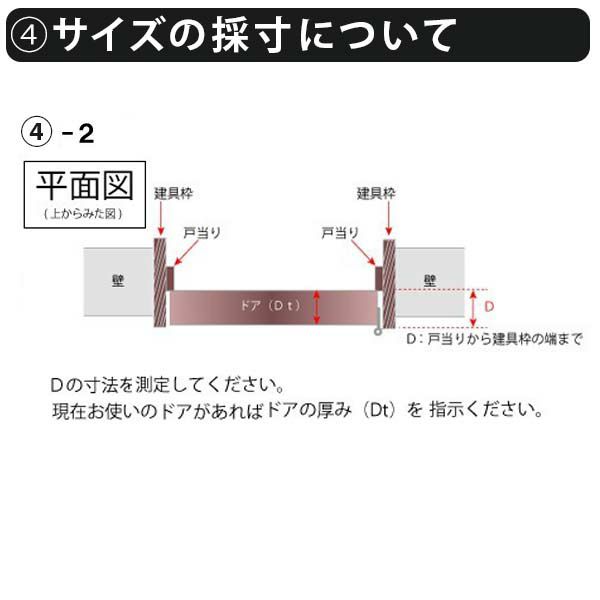 かんたん建具 扉のみ取替用 開き戸 オーダーサイズドア 幅～915×高さ1821～2120mm 丁番加工付 框タイプ アクリル板付 レバーハンドル リフォーム 交換 DIY 6枚目