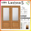 室内引戸 引き違い戸 2枚建 Vレール方式 ラシッサS ガラスタイプ LGY ノンケーシング枠 1620/1820 リクシル トステム 引違い戸 ドア 引き戸 LIXIL/TOSTEM リビング建材 室内建具 戸 扉 ドア リフォーム DIY 2枚目