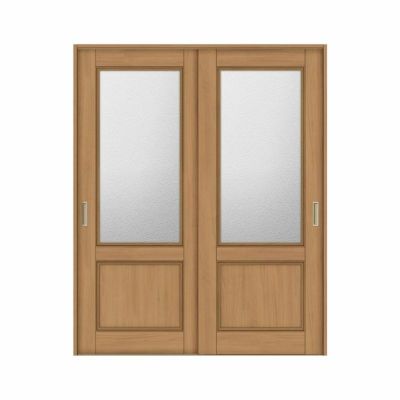 室内引戸 引き違い戸 2枚建 Vレール方式 ラシッサS ガラスタイプ LGY ケーシング付枠 1620/1820 リクシル トステム 引違い戸 ドア 引き戸 LIXIL/TOSTEM リビング建材 室内建具 戸 扉 ドア リフォーム DIY