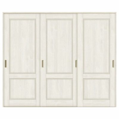 室内引戸 引き違い戸 3枚建 Vレール方式 ラシッサS パネルタイプ LAY ノンケーシング枠 2420 W2432×H2023mm リクシル トステム 引違い戸  ドア 引き戸 LIXIL/TOSTEM リビング建材 室内建具 戸 扉 ドア リフォーム DIY