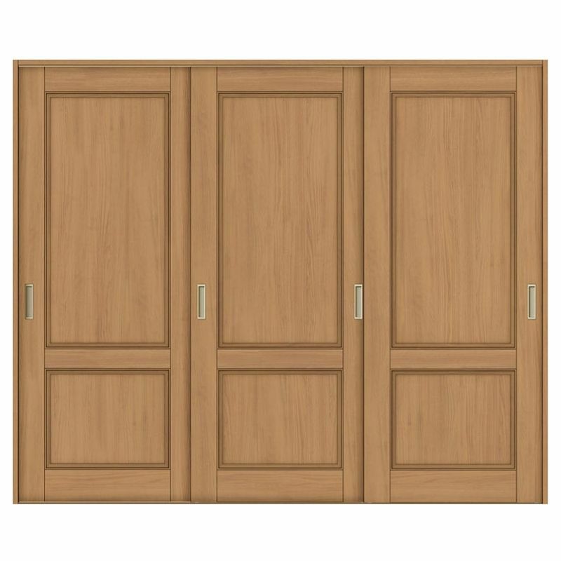 室内引戸 引き違い戸 3枚建 Vレール方式 ラシッサS パネルタイプ LAY ケーシング付枠 2420 W2432×H2023mm リクシル トステム 引違い戸  ドア 引き戸 LIXIL/TOSTEM リビング建材 室内建具 戸 扉 ドア リフォーム DIY