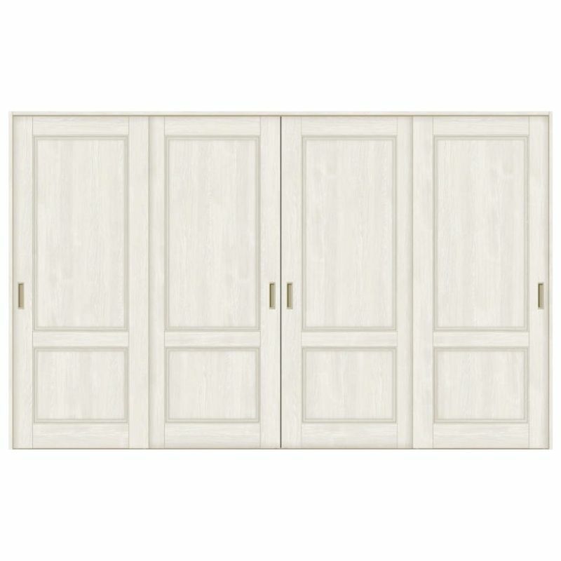 室内引戸 引き違い戸 4枚建 Vレール方式 ラシッサS パネルタイプ LAY ノンケーシング枠 3220 W3253×H2023mm リクシル トステム 引違い戸 ドア 引き戸 LIXIL/TOSTEM リビング建材 室内建具 戸 扉 ドア リフォーム DIY