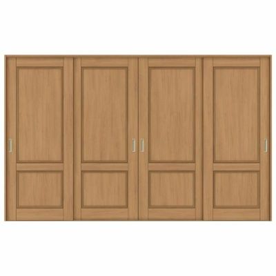 室内引戸 引き違い戸 4枚建 Vレール方式 ラシッサS パネルタイプ LAY ケーシング付枠 3220 W3253×H2023mm リクシル トステム 引違い戸 ドア 引き戸 LIXIL/TOSTEM リビング建材 室内建具 戸 扉 ドア リフォーム DIY